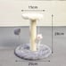 Cat Tree Tower, Cat Scratching Post with Interactive Ball Toys and Plush Mouse