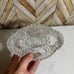 Vintage 1950s Clear Crystal Glass Bird Themed Hofbauer German Dish [Item 987]