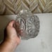 Vintage 1950s Clear Crystal Glass Bird Themed Hofbauer German Dish [Item 987]