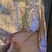 ALC Linen Rose Gold Metalic Shorts