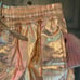 ALC Linen Rose Gold Metalic Shorts