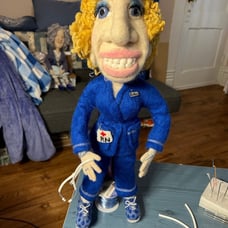 Needle Felted Caricature