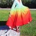 Bohemian rainbow summer spring dress
