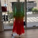 Bohemian rainbow summer spring dress