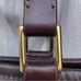 Leather Large Tote Shoulder Bag Chocolate Brown Double Straps Laptop Bag CLASSIC