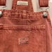 Levi's Vintage Overalls Free People Denim in Dispersed Dye Baked Clay Size XS