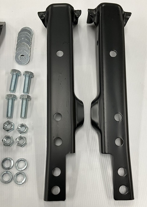 Rear Bumper Bracket Kit 67-72 Chevy Pickup Stepside Fleetside W/hardware Set