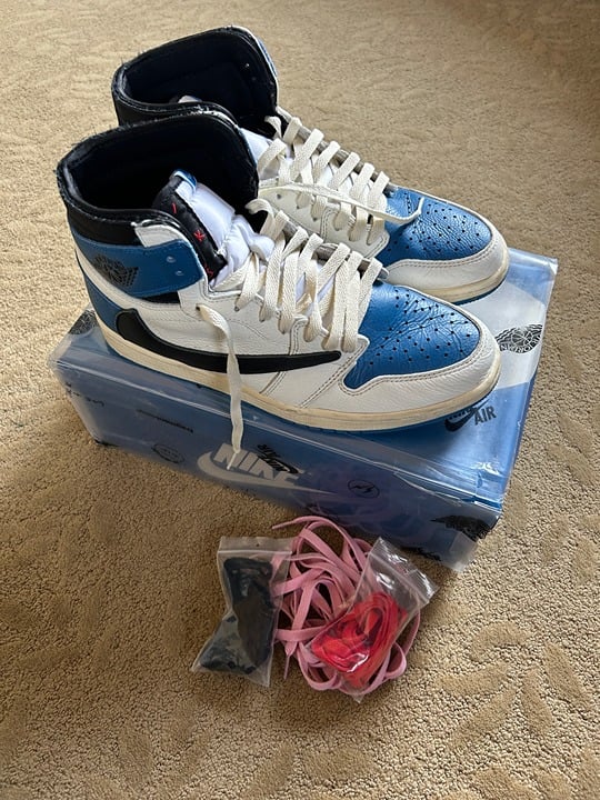 travis scott Jordan 1 fragment