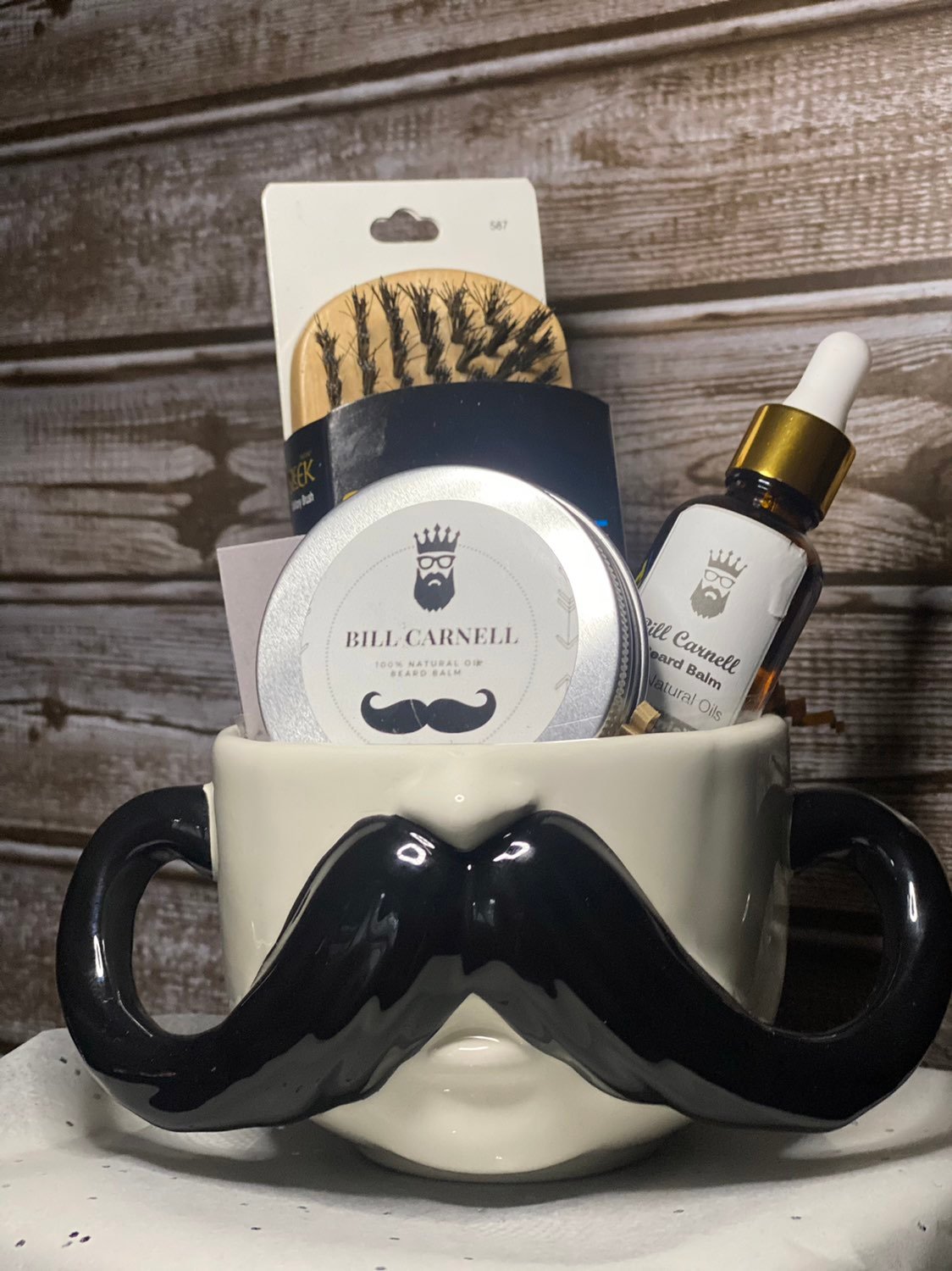 Bill Carnell Beard oils and Beard balm set