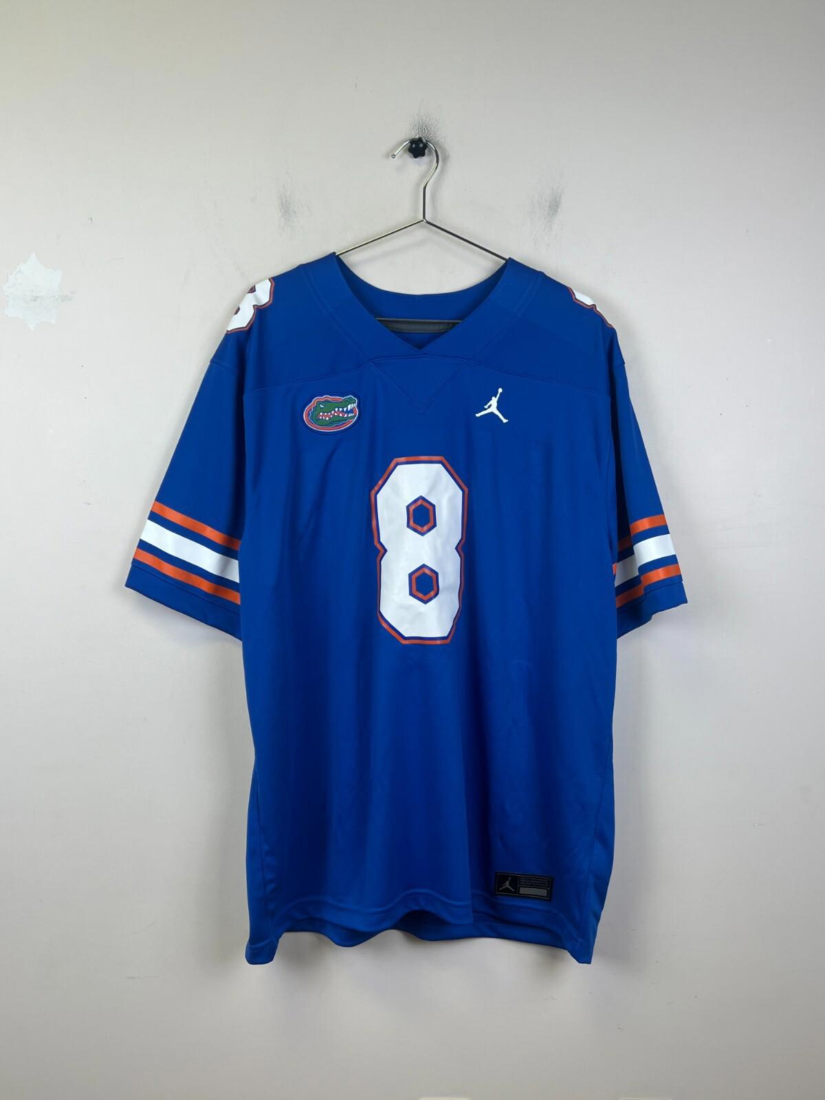 Florida Gators Jordan Brand GROSSMAN #8 NCAA Football Jersey Blue XXL 2025