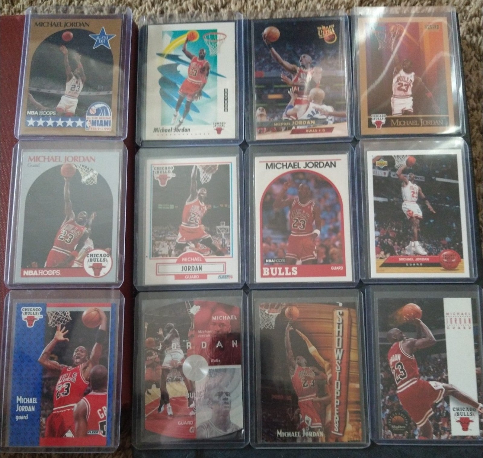 Michael Jordan 12 different cards Lot