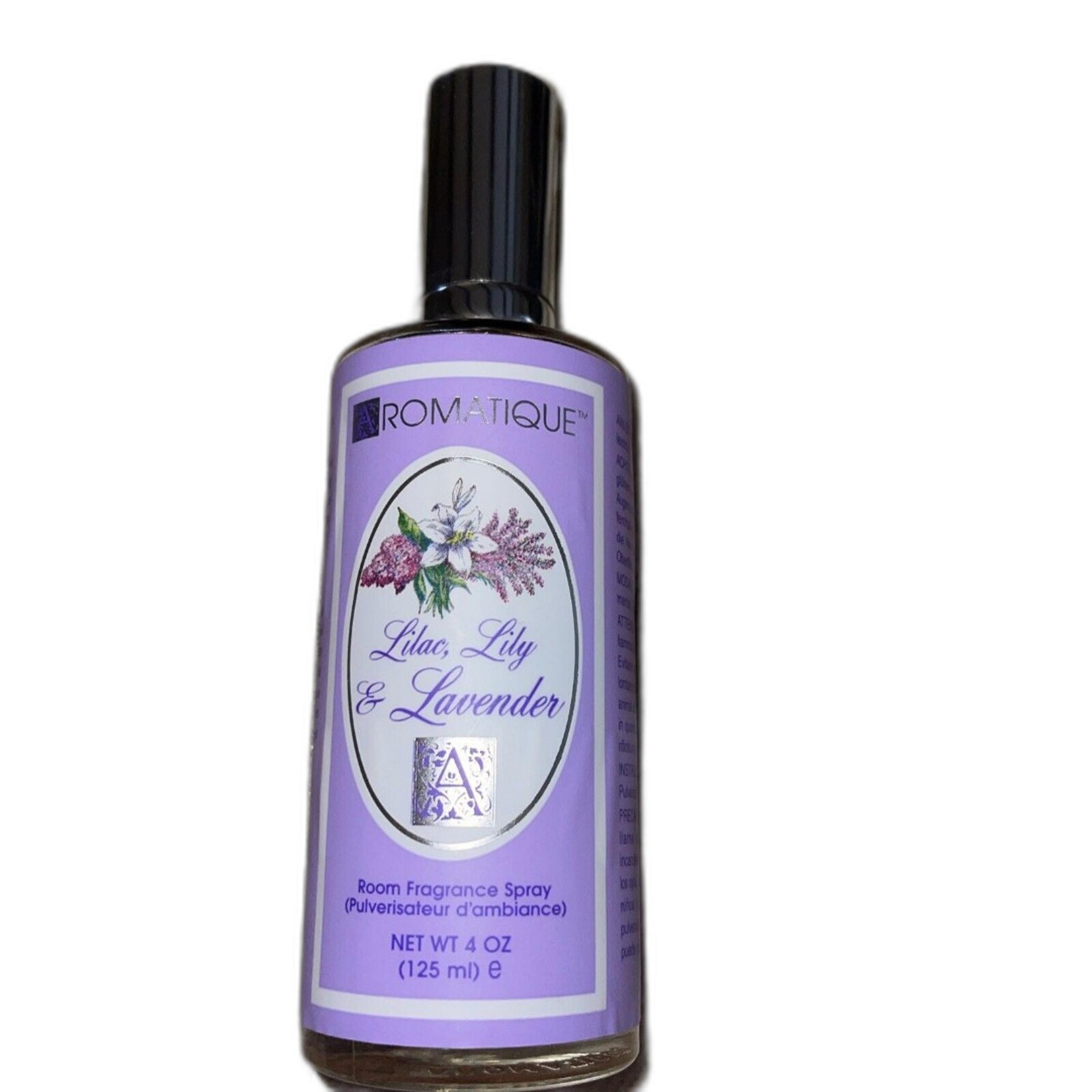 Aromatique Lilac Lily & Lavender Room Fragrance Spray Mist 4 oz. Rare HTF