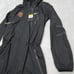 Nike FZ Tote Jacket Womens Small Black Hooded Vented Packable Full Zip Logo NWD