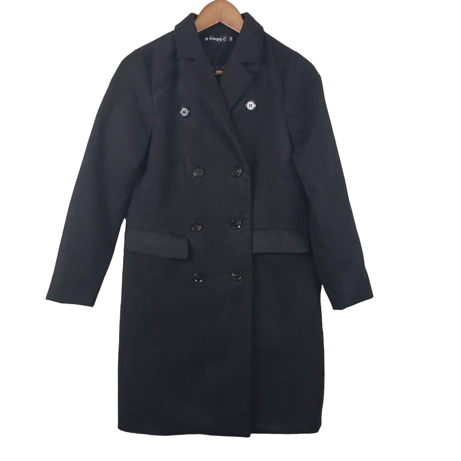 NEW! Allegra K Double Breasted Trench - XS