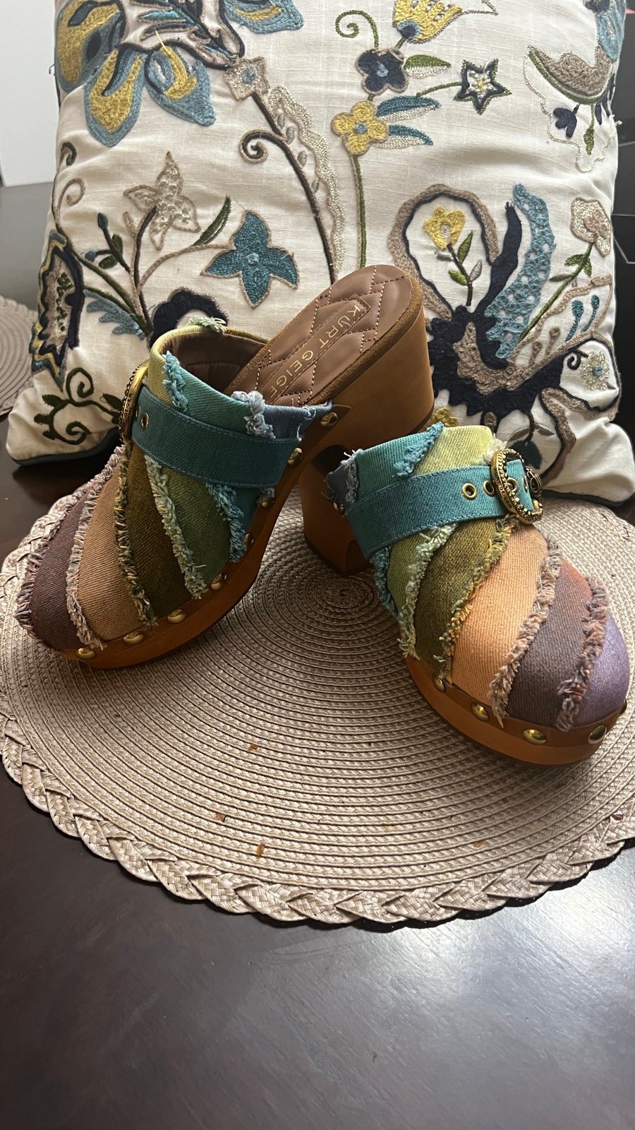 Kurt Geiger Mayfair Summer Clogs Sz 7.5