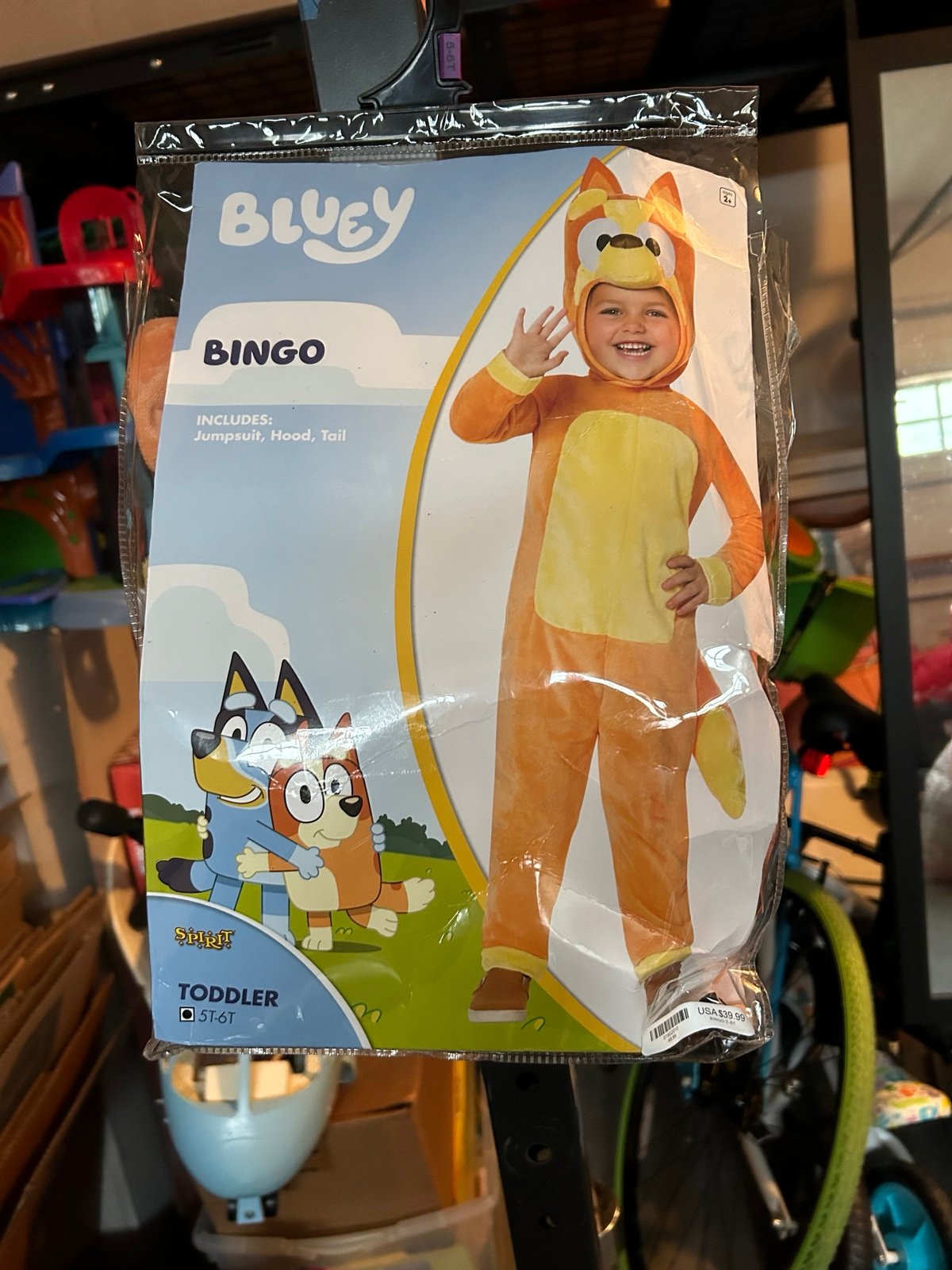 Bluey Bingo Costume 5T