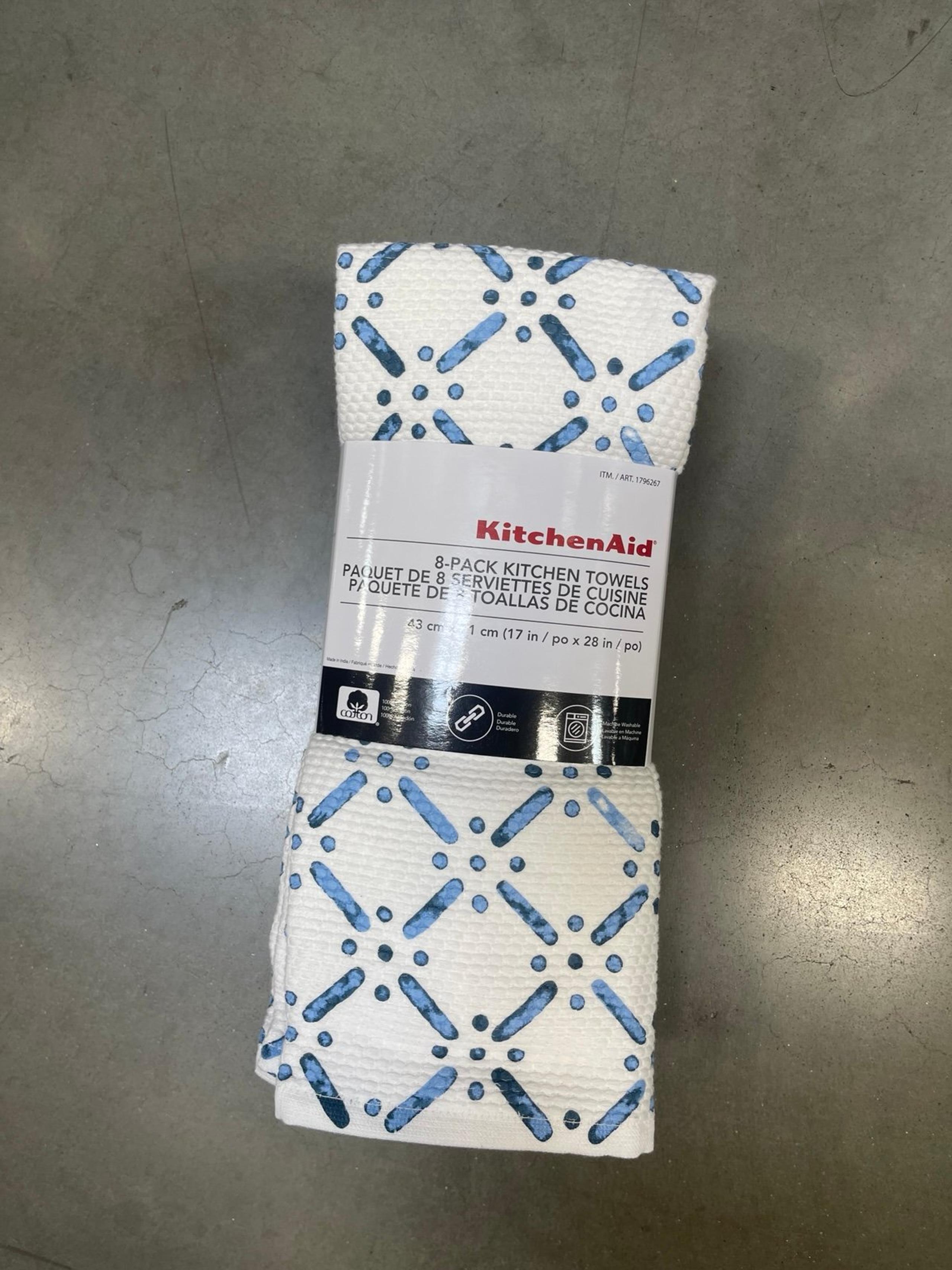 Brand New Kitchenaid 8 pack Kitchen Towels
