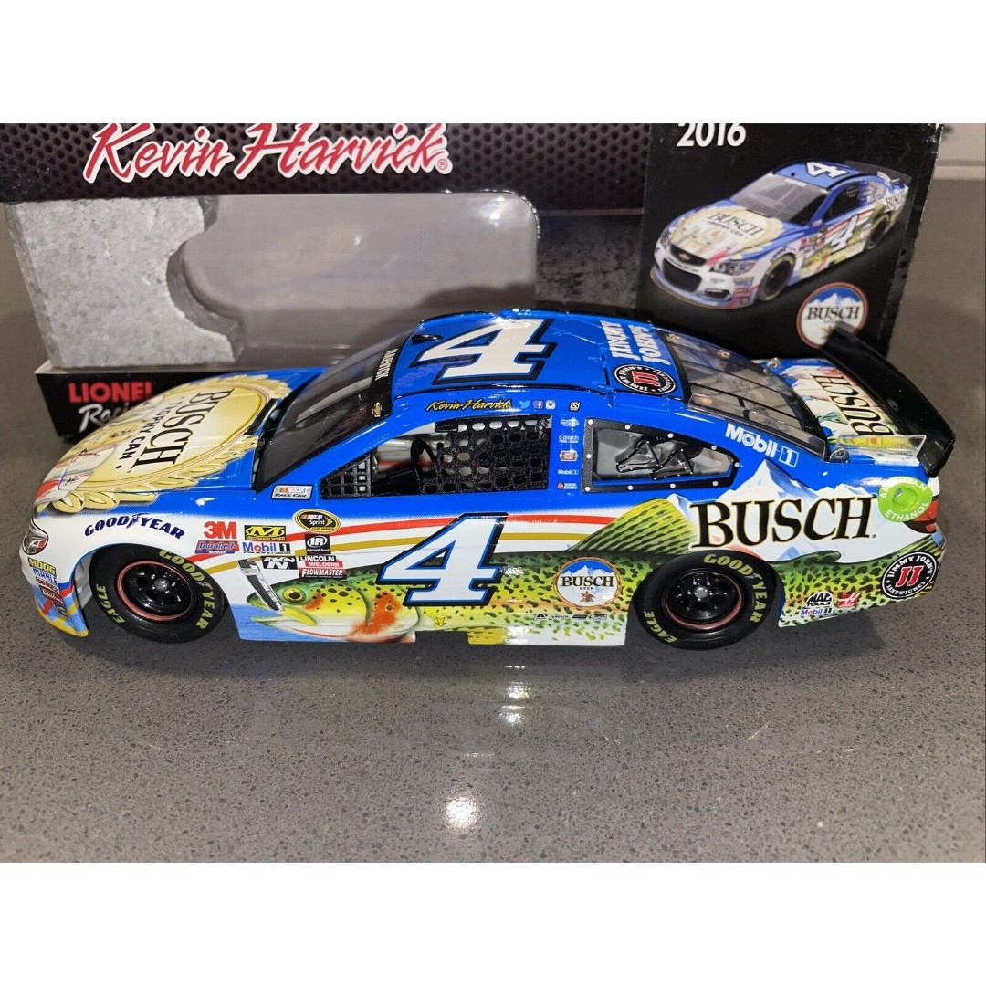 RARE! Kevin Harvick #4 Busch Fishing 2016 NASCAR Lionel 1:24 DieCast 1 of 841