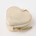 Japan Disney Moussy Mickey Mouse Heart Mini Pouch Keychain Gold