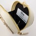 Japan Disney Moussy Mickey Mouse Heart Mini Pouch Keychain Gold