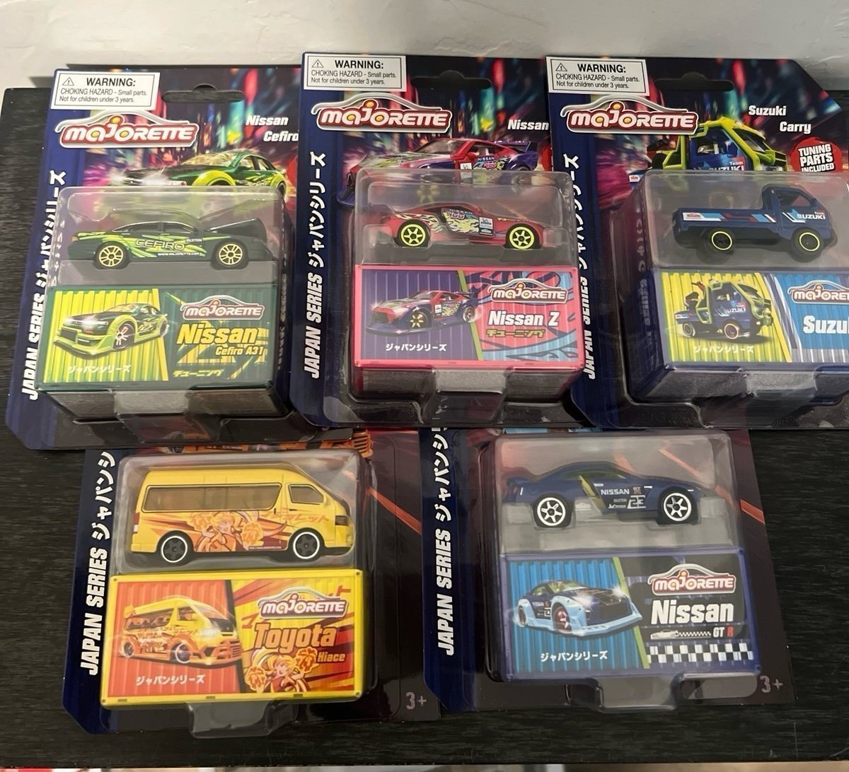 Majorettee JAPAN SERIES TUNING PARTS x5 NEW LOT