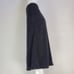 Vintage 90's Notations Black Faux Suede Midi Skirt