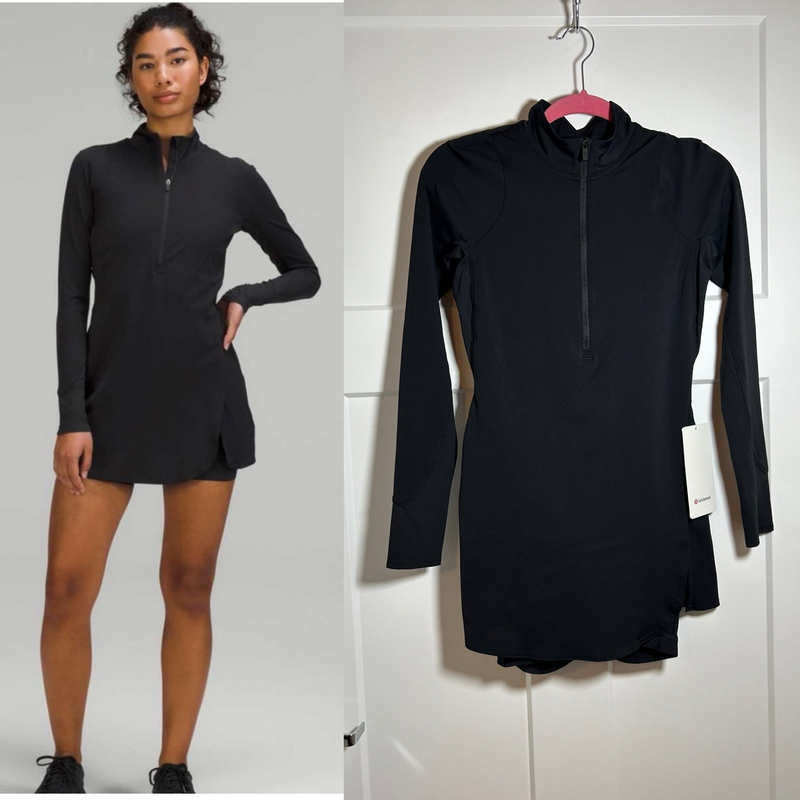 Lululemon size 4 Black Tennis Dress