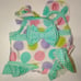 American Girl Bitty Baby Darling Dots Swimsuit & Floppy Beach Hat *Rare