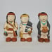 Vintage 9 Piece 1986 Teissedre Pottery Native American Nativity Set Southwestern