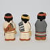 Vintage 9 Piece 1986 Teissedre Pottery Native American Nativity Set Southwestern