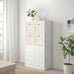 Set of 8-11 Inch Fabric Cube Storage Bin With Handles