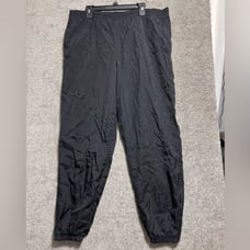 Nike Vintage Men’s Black Track Pants Pull on Drawstring Size Large