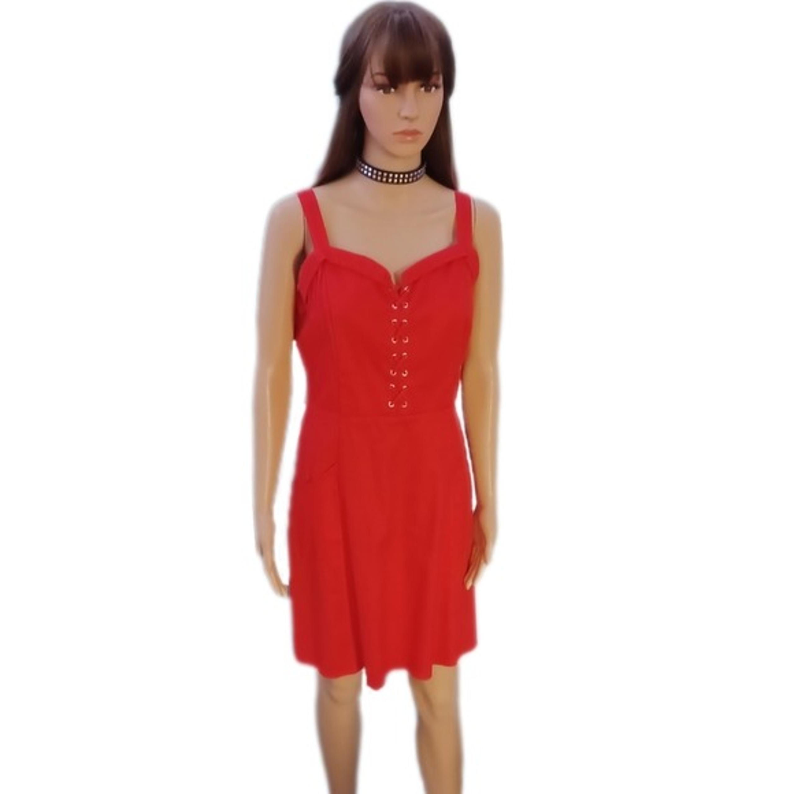 NEW XOXO fits L-XXL lace-up pocket dress