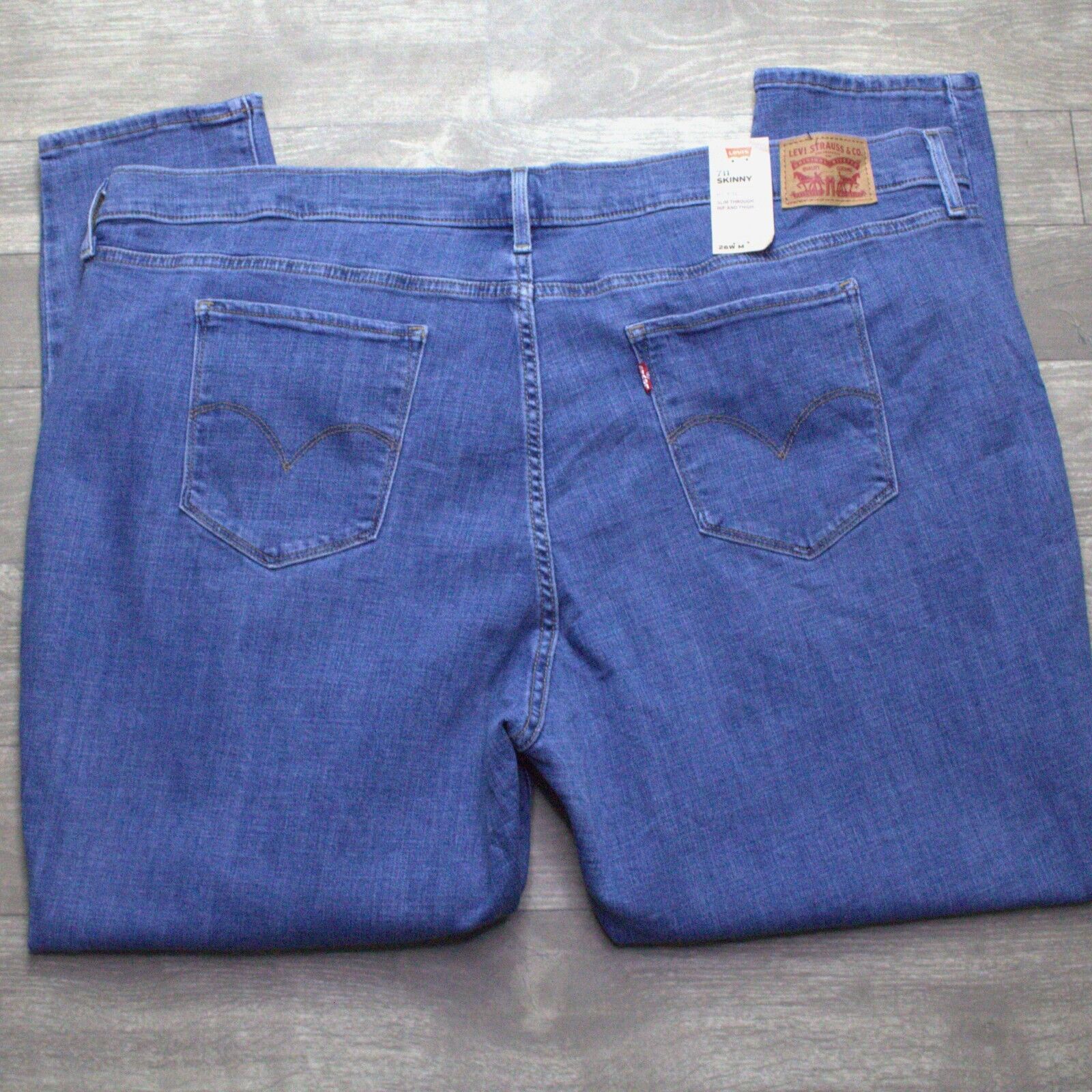 Levi's Jeans 711 Skinny Hypersoft Size 26W M Womens