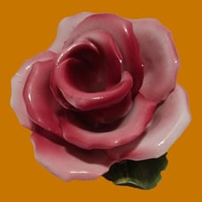 Capodimonte tapered candle holder