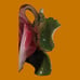 Capodimonte tapered candle holder
