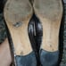 Beautiful Manolo Blahnik Metallic Peep Toe Flats Size 38 1/2 ( 8.5)