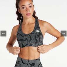 Sustainable Seamless Sports Bra Black
