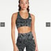 Sustainable Seamless Sports Bra Black