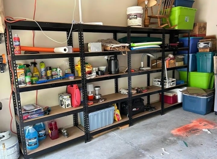 2-Pack 5-Tier Metal Shelving Racks
