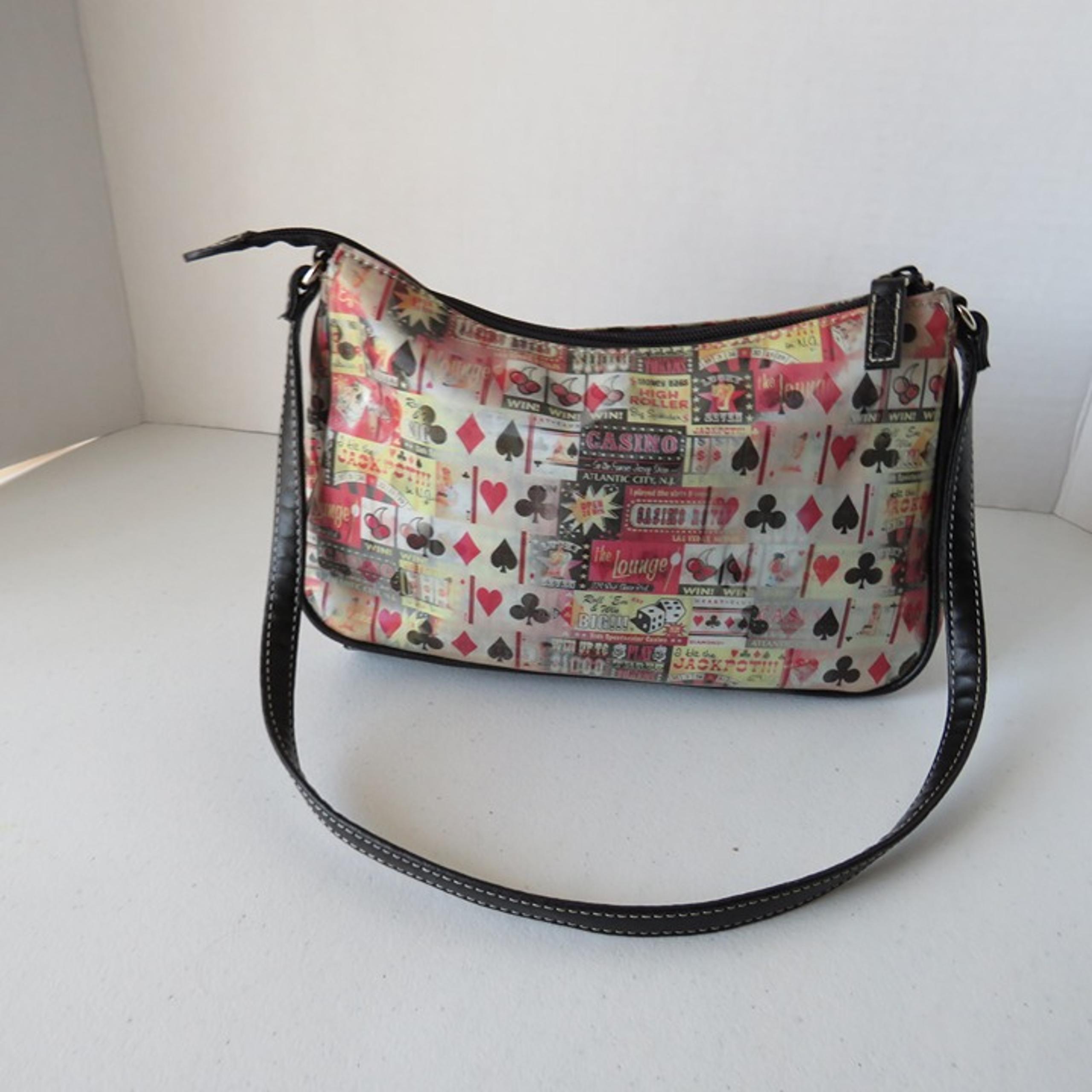 Relic Casino Jackpot 3D Lenticular Picture Changing Shoulder Mini Bag Retro