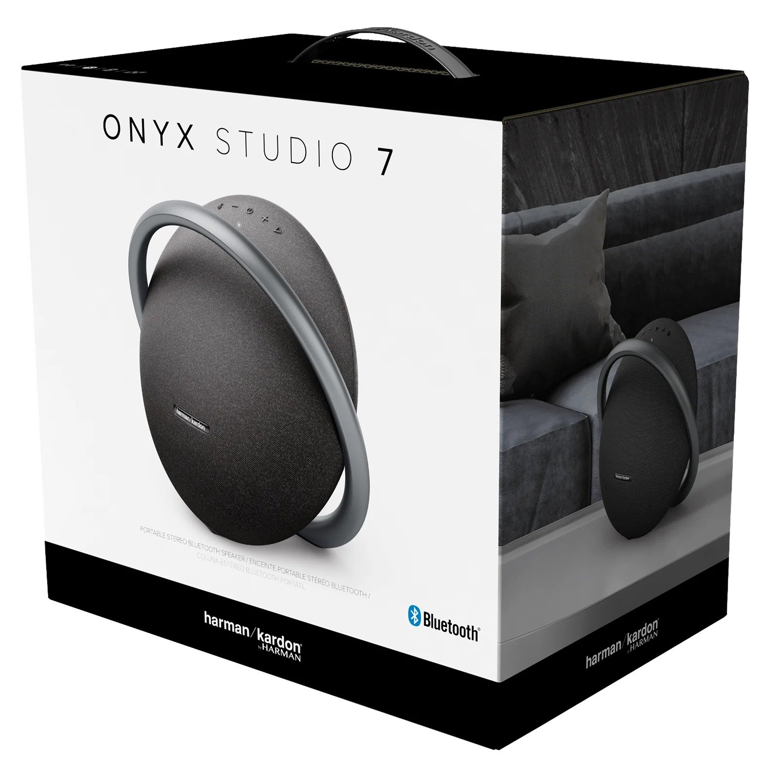 ONYX STUDIO 7 Harman Kardo Black Wireless Bluetooth Speaker W/Dual Sound! - NEW!