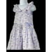 Janie Jack Purple Floral Ribbon Ruffles Dress Flower Violet Meadow Spring 4T 4