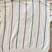 Cambridge Classics Mens Ivory Vintage V-Neck Sweater Size Medium Red Blue Stripe