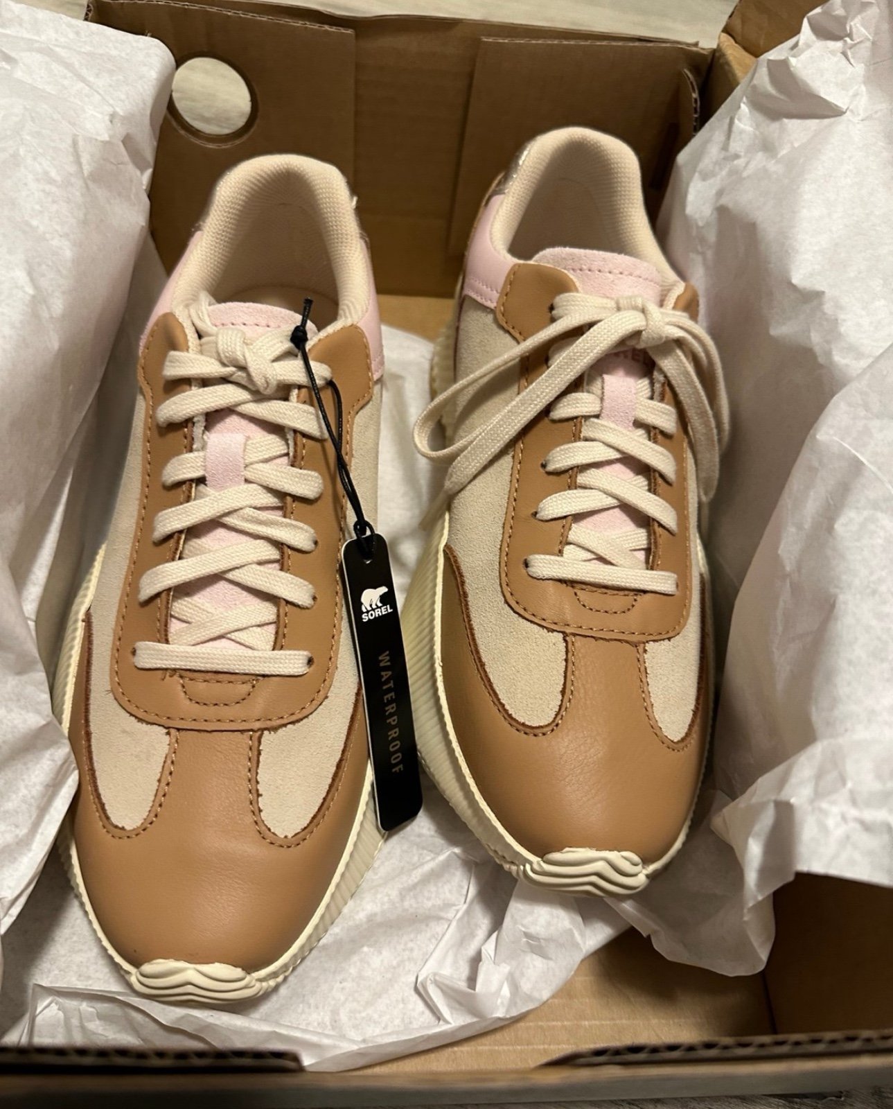 Two Sorel shoes