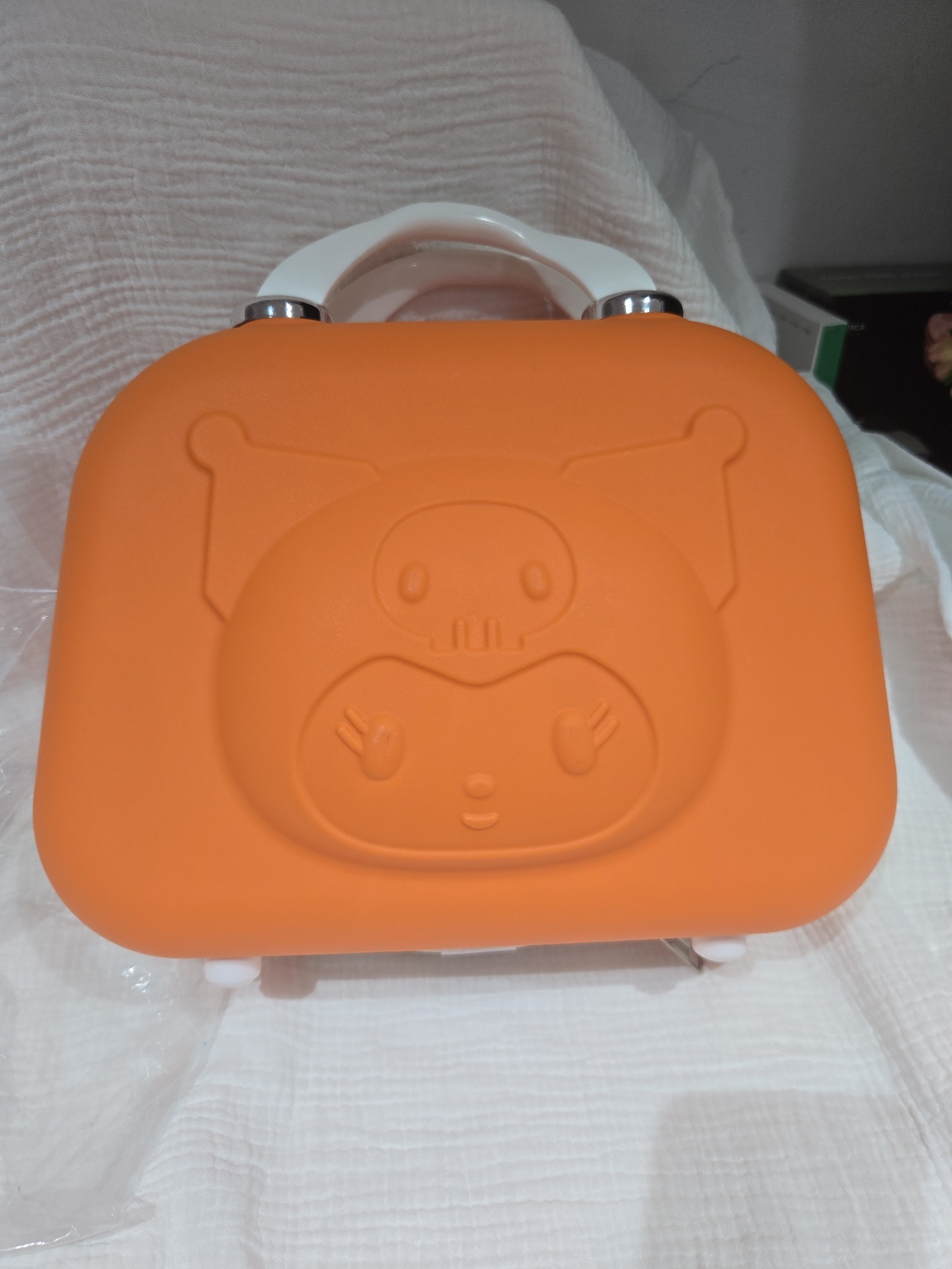 SANRIO KUROMI COSMETIC HARD CASE BRAND NEW IN ORANGE