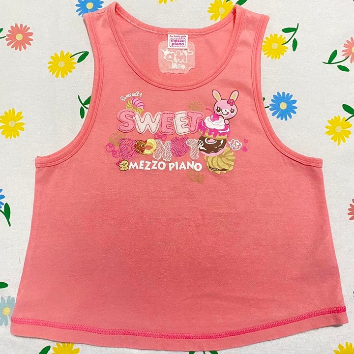 mezzo piano sweet donut tank top