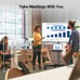 TV Stand for 23-60 Inch LCD LED with Laptop Shelf 400x400mm