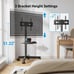 TV Stand for 23-60 Inch LCD LED with Laptop Shelf 400x400mm
