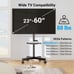 TV Stand for 23-60 Inch LCD LED with Laptop Shelf 400x400mm